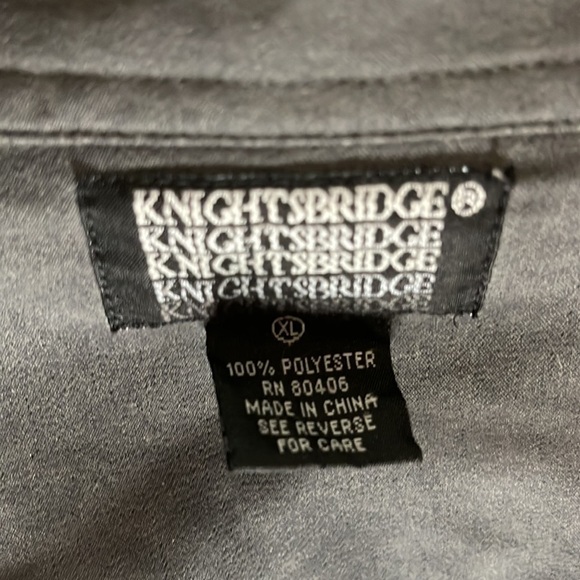 KNIGHTSBRIDGE SUEDE BUTTON DOWN LONG SLEEVE - Picture 5 of 6